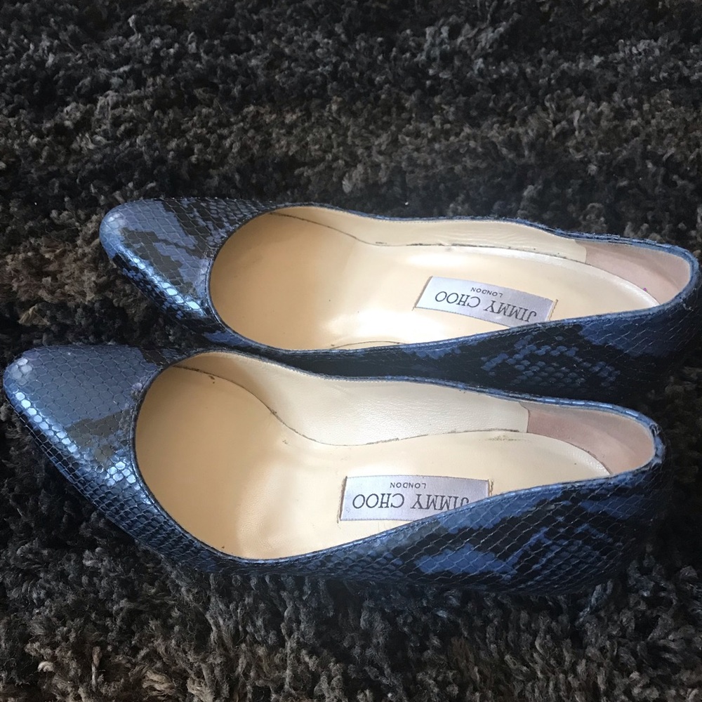Gorgeous Snake Print Jimmy Choo Heels